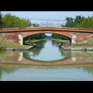 Der Beginn des Canal de Montech, der als Stichkanal nach Montauban führt